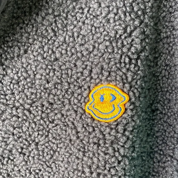 Dutch Bros Gray Fleece with Orange, Yellow, and Blue Accents - Picture 5 of 9